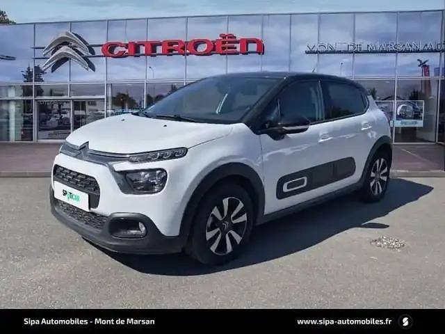 Blanc Utilisé 2023 Citroën C3 PureTech Citadine | 12 960 € (Prix juste) - Image 1/4