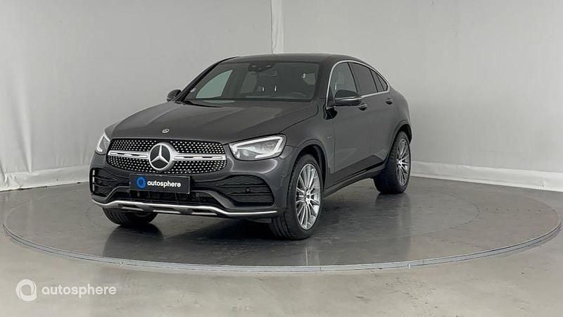 Gris Utilisé 2021 Mercedes GLC300 AMG line Coupé | 46 999 € (Super prix) - Image 1/4