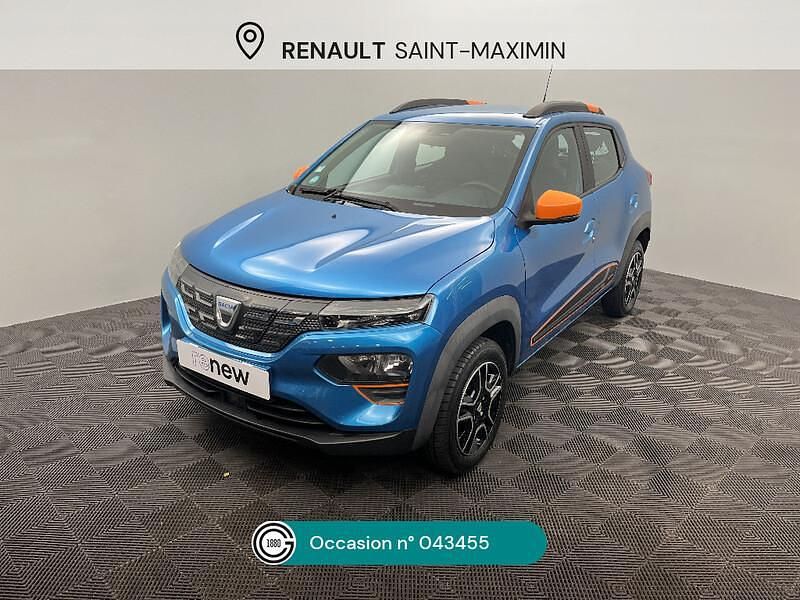 Bleu Occasion 2021 Dacia Spring Comfort Plus Citadine | 9 999 € (Prix juste) - Image 1/4