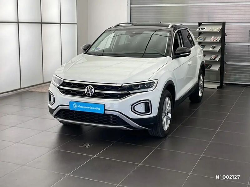 Blanc Utilisé 2022 VW T-Roc SUV | 27 900 € (Prix juste) - Image 1/4