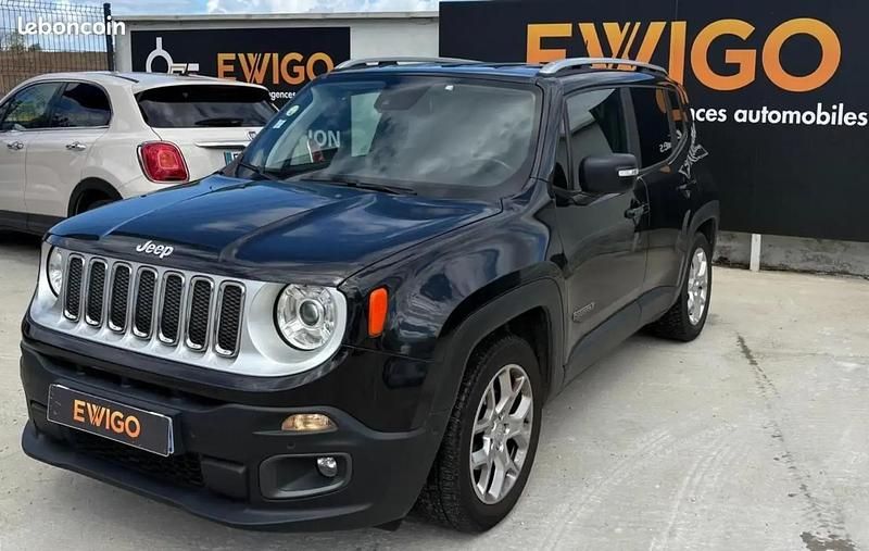 Noir Utilisé 2018 Jeep Renegade Limited SUV | 12 989 € (Prix assez cher) - Image 1/4