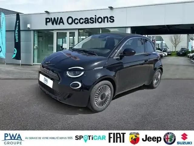 Onyx black pastel Utilisé 2024 Fiat 500C Style Cabriolet | 29 890 € - Image 1/4