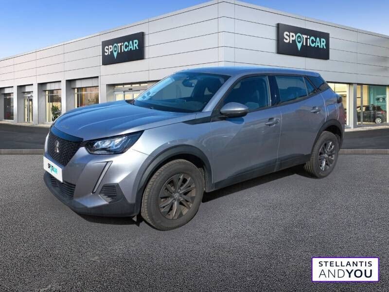 Gris Utilisé 2021 Peugeot 2008 Active SUV | 14 790 € (Prix juste) - Image 1/4