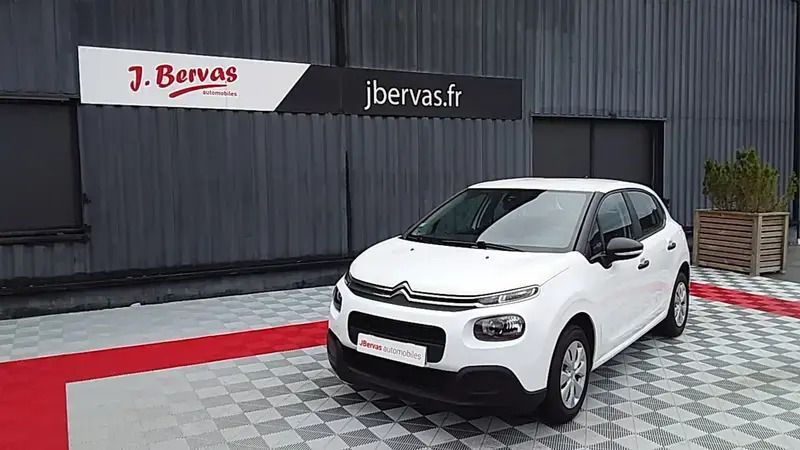 Blanc Utilisé 2020 Citroën C3 Live Citadine | 13 790 € (Prix cher) - Image 1/4