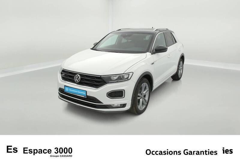 Blanc Utilisé 2021 VW T-Roc R-line SUV | 23 490 € (Prix juste) - Image 1/3