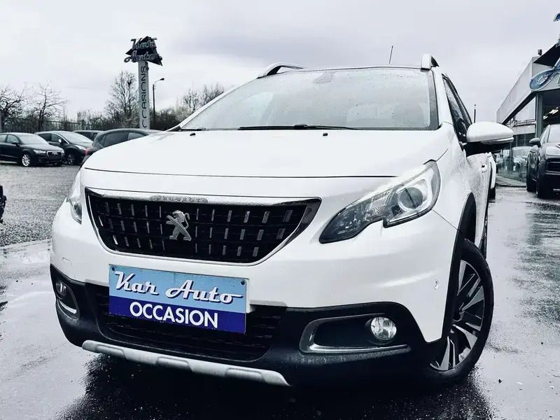 Blanc Utilisé 2018 Peugeot 2008 Allure SUV | 10 990 € (Prix juste) - Image 1/4