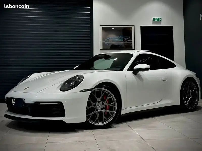 Blanc Utilisé 2020 Porsche 911 Carrera 4S Coupé | 134 990 € (Super prix) - Image 1/4
