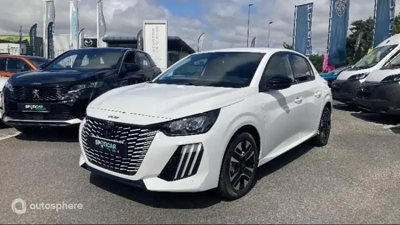 Blanc Nouvelle 2025 Peugeot 208 Allure Citadine | 20 999 € (Prix assez cher) - Image 1/2