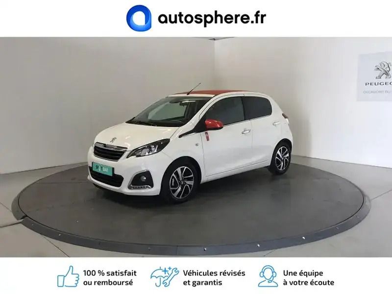 Blanc Utilisé 2018 Peugeot 108 Roland Garros Citadine | 11 480 € (Prix cher) - Image 1/4