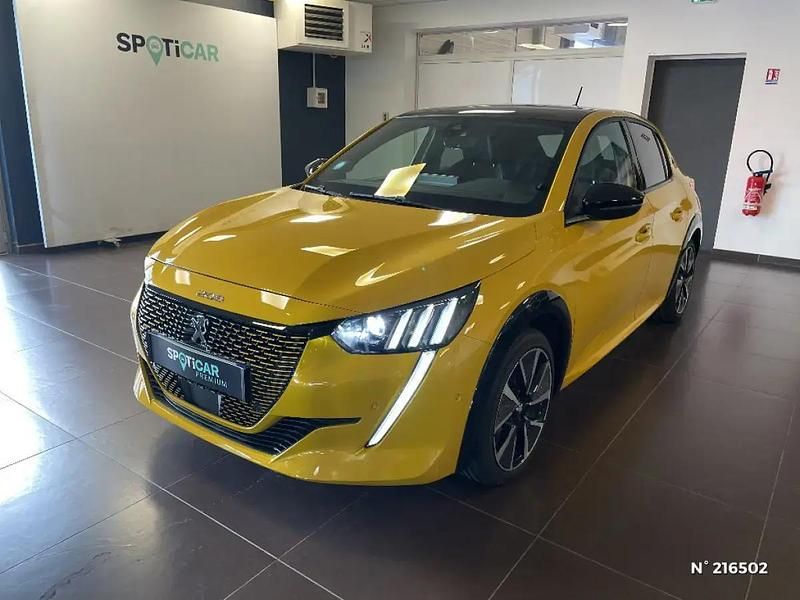 Marron Utilisé 2021 Peugeot e-208 GT Citadine | 15 880 € (Prix juste) - Image 1/4