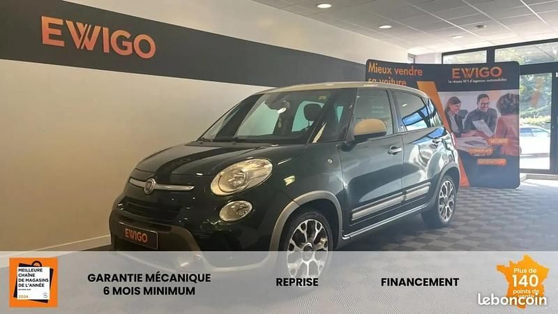 Vert Utilisé 2015 Fiat 500L Trekking Monospace | 7 690 € (Prix juste) - Image 1/4