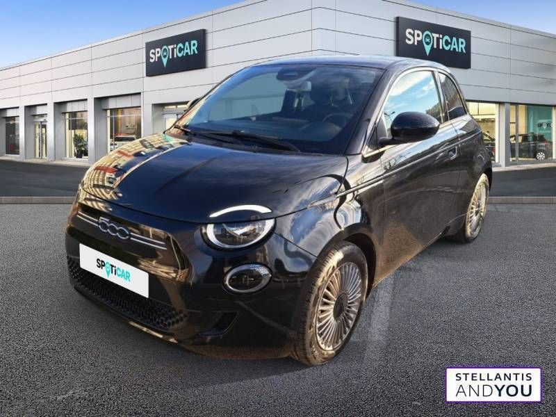 Noir Utilisé 2023 Fiat 500e Berline | 20 490 € (Prix juste) - Image 1/4