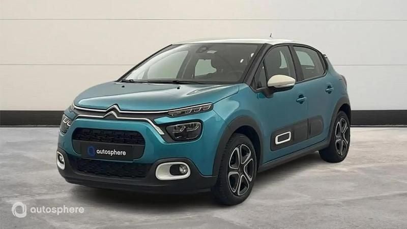 Bleu Utilisé 2021 Citroën C3 PureTech Citadine | 10 699 € (Prix juste) - Image 1/4