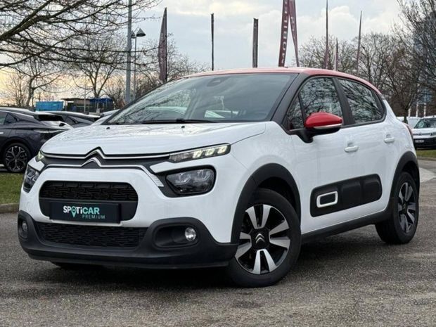 Blanc Utilisé 2021 Citroën C3 PureTech Citadine | 10 189 € (Bon prix) - Image 1/4