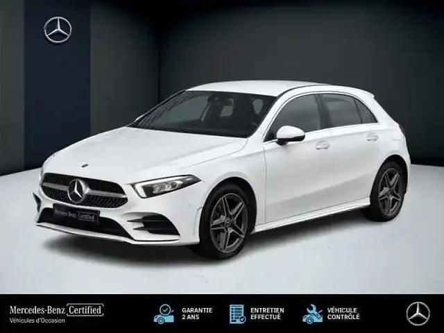 Blanc Occasion 2022 Mercedes A250 AMG line Berline | 28 900 € (Prix juste) - Image 1/4