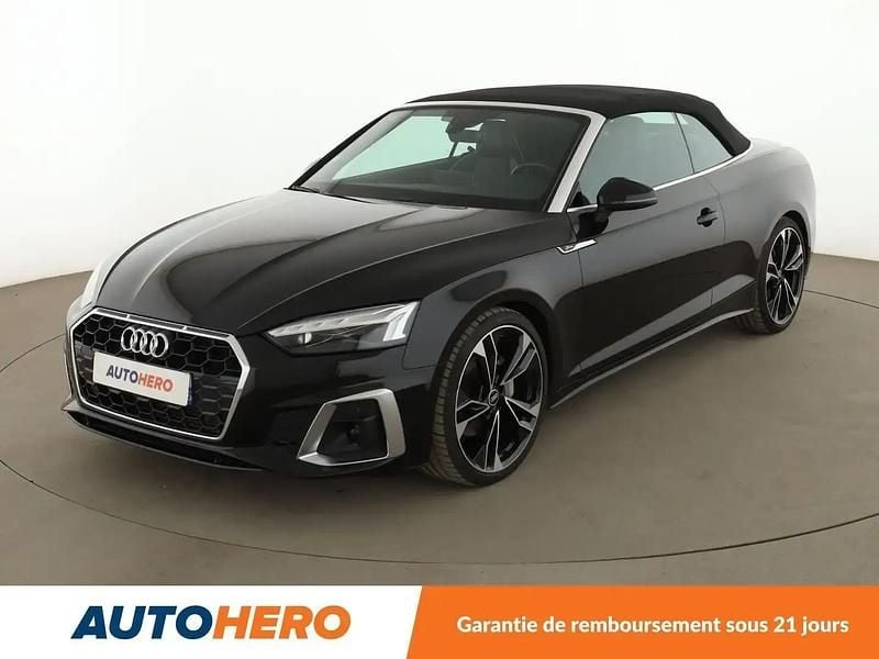 Noir Occasion 2021 Audi A5 Cabriolet S-Line Cabriolet | 35 390 € (Super prix) - Image 1/2