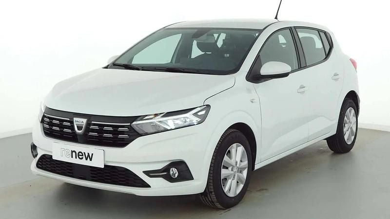 Blanc Utilisé 2022 Dacia Sandero Comfort Citadine | 12 490 € (Bon prix) - Image 1/4
