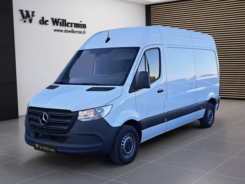 Blanc Utilisé 2022 Mercedes Sprinter Van | 34 990 € (Prix juste) - Image 1/4