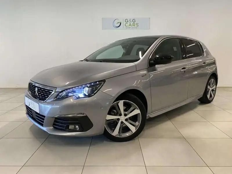 Gris Utilisé 2021 Peugeot 308 GT-line Berline | 15 990 € (Super prix) - Image 1/4