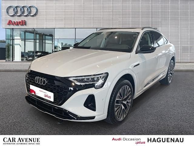 Blanc glacier métallisé Utilisé 2024 Audi Q8 Sportback e-tron Advanced SUV | 68 990 € (Super prix) - Image 1/4