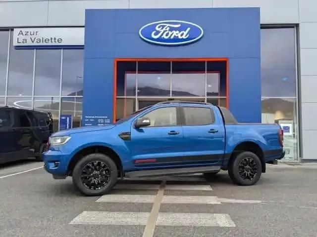 Bleu lightning métallisé Occasion 2022 Ford Ranger Pick-up | 37 400 € (Prix juste) - Image 1/4