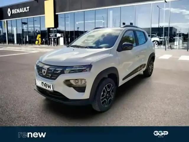 Blanc Utilisé 2022 Dacia Spring Comfort Citadine | 9 989 € (Prix juste) - Image 1/4