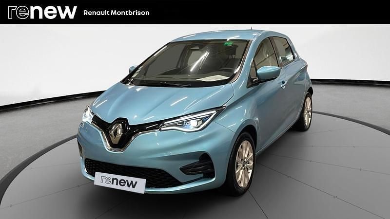 Bleu Occasion 2021 Renault Zoe Zen Citadine | 13 990 € (Prix assez cher) - Image 1/4