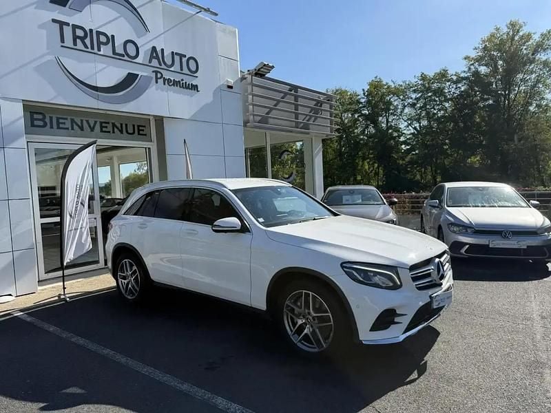 Blanc Utilisé 2018 Mercedes GLC220 Sportline SUV | 31 990 € (Prix juste) - Image 1/4