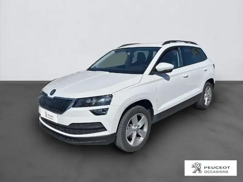 Blanc Utilisé 2020 Skoda Karoq Business Line SUV | 28 590 € (Prix cher) - Image 1/4