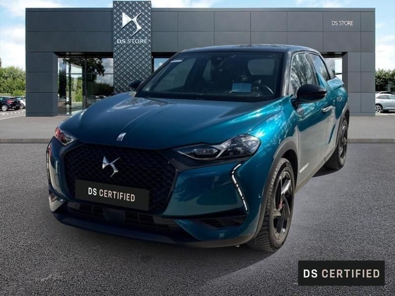 Bleu Utilisé 2022 DS Automobiles DS3 Crossback E-Tense Performance Line Plus SUV | 15 990 € - Image 1/4