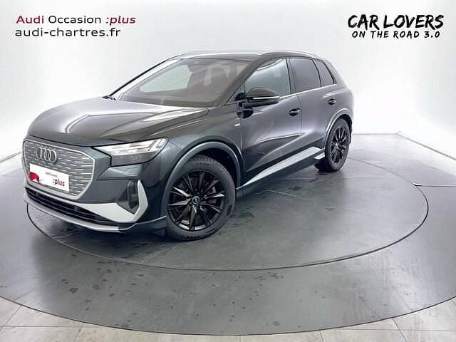 Noir mythe métallisé Utilisé 2021 Audi Q4 e-tron S-Line SUV | 28 490 € (Super prix) - Image 1/4