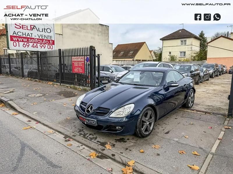 Bleu Utilisé 2005 Mercedes SLK200 Cabriolet | 10 900 € - Image 1/4