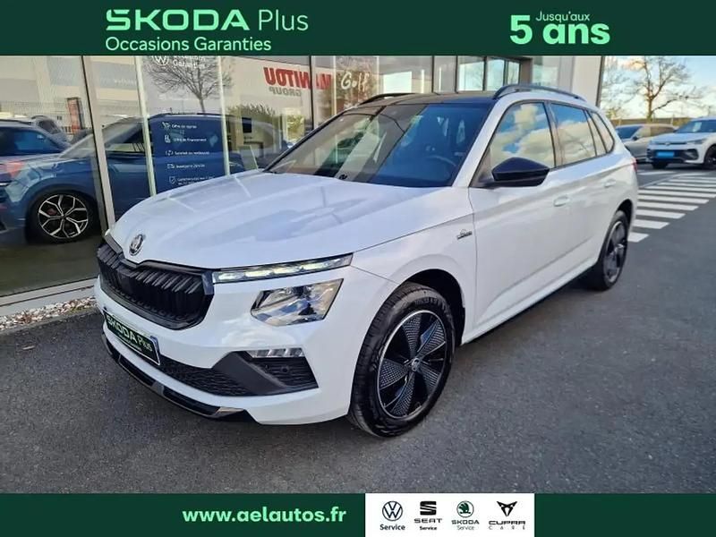 Blanc Occasion 2025 Skoda Kamiq Monte Carlo SUV | 29 990 € (Prix assez cher) - Image 1/4