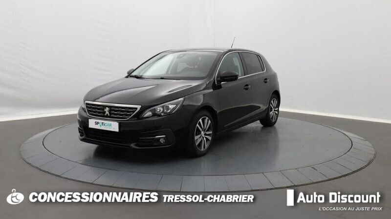 Noir Utilisé 2019 Peugeot 308 Allure Berline | 13 261 € (Bon prix) - Image 1/4