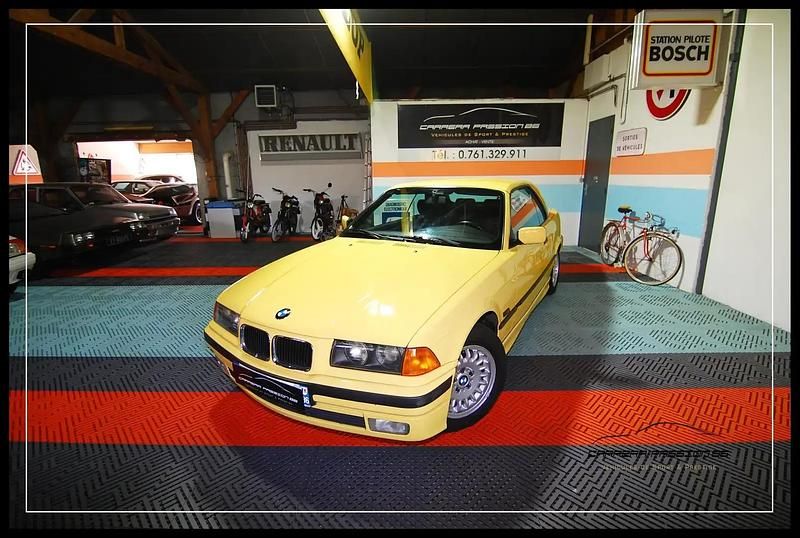 Jaune Occasion 1994 BMW 320 Cabriolet Cabriolet | 23 900 € - Image 1/4