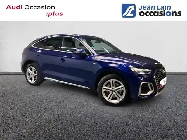 Occasion Audi Q5 Sportback S-Line 265 ch (194 kW) 2021 Bleu navarre métallisé SUV