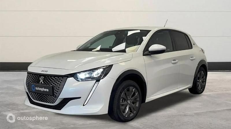 Blanc Utilisé 2021 Peugeot e-208 Allure Citadine | 16 099 € (Prix juste) - Image 1/4