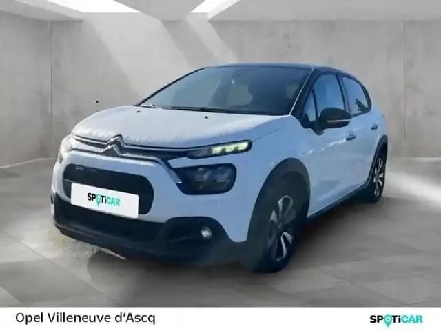 Blanc banquise (o) Utilisé 2023 Citroën C3 PureTech Berline | 14 580 € - Image 1/4