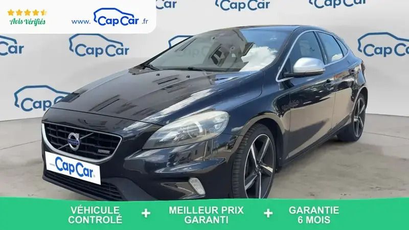Noir Utilisé 2014 Volvo V40 R-Design Break | 11 490 € (Prix juste) - Image 1/3