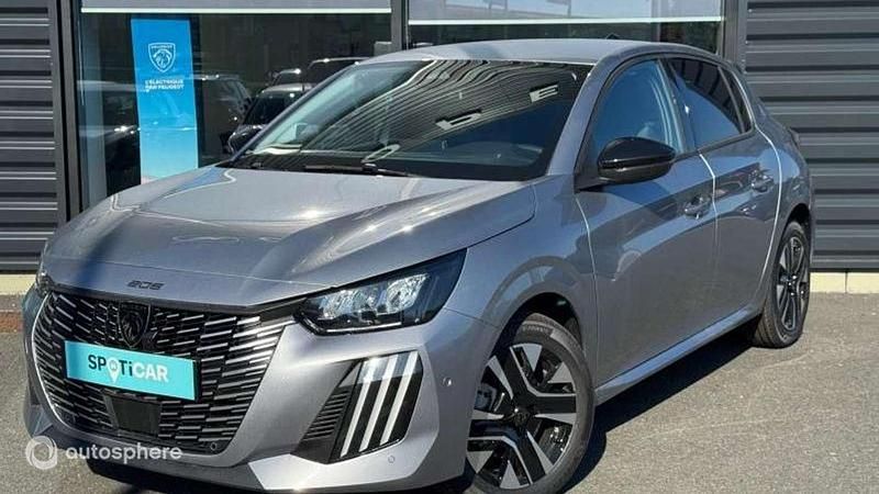 Nouvelle Peugeot 208 Allure 102 ch (75 kW) 2025 Gris Citadine