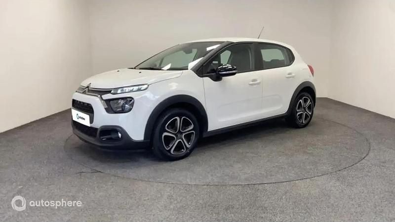Blanc Utilisé 2021 Citroën C3 Feel Citadine | 9 299 € (Prix juste) - Image 1/4