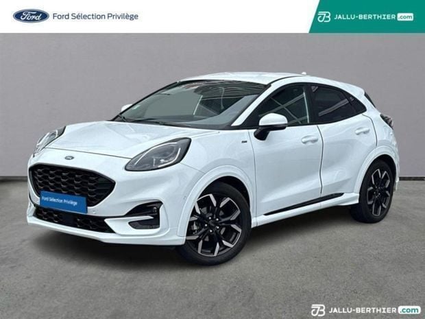Blanc Utilisé 2023 Ford Puma ST-Line X | 23 990 € (Prix juste) - Image 1/4