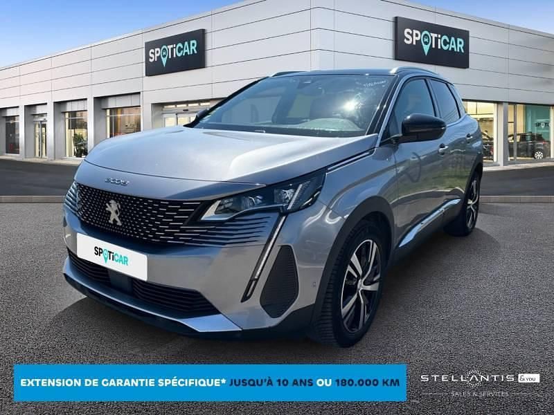 Gris Utilisé 2021 Peugeot 3008 GT | 19 490 € (Prix juste) - Image 1/4