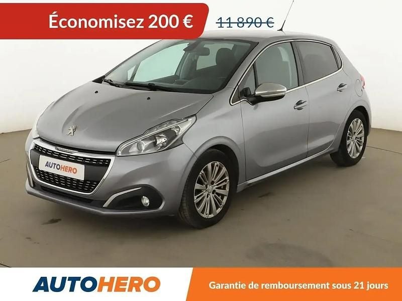 Gris Occasion 2019 Peugeot 208 Allure Citadine | 11 690 € (Bon prix) - Image 1/2