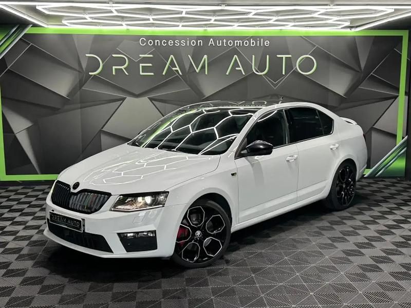 Blanc Utilisé 2016 Skoda Octavia RS Berline | 15 990 € (Bon prix) - Image 1/4