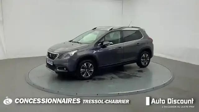 Gris Utilisé 2019 Peugeot 2008 Allure SUV | 9 980 € (Bon prix) - Image 1/4