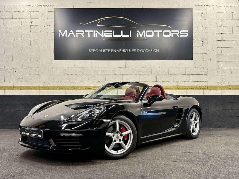 Occasion Porsche 718 Boxster 300 ch (220 kW) 2018 Noir Cabriolet