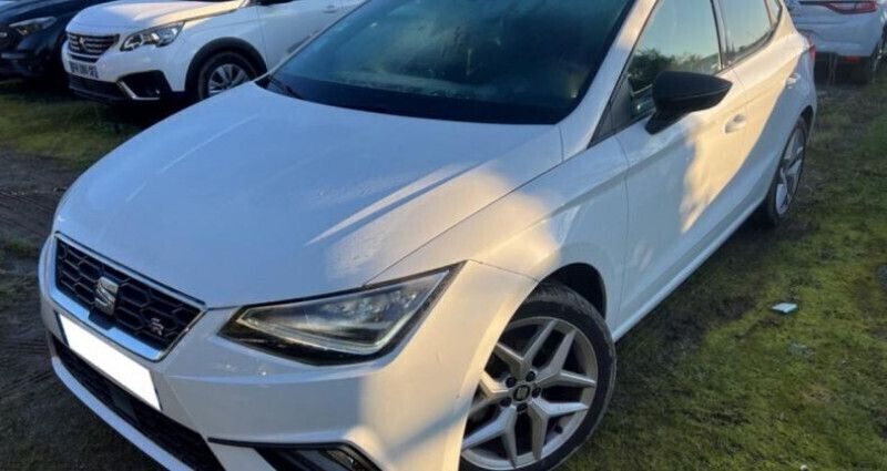 Blanc Utilisé 2021 Seat Ibiza FR Citadine | 16 970 € (Prix juste) - Image 1/4