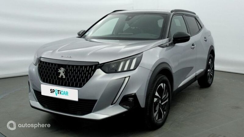 Gris Utilisé 2021 Peugeot 2008 GT SUV | 14 251 € (Super prix) - Image 1/1