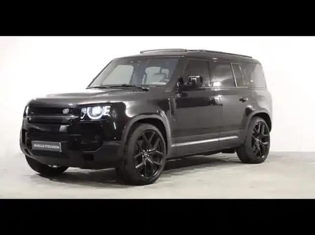 Santorini black Utilisé 2021 Land Rover Defender HSE SUV | 88 900 € (Prix cher) - Image 1/4